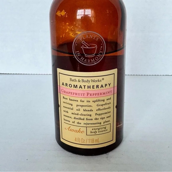 Bath & Body Works Aromatherapy Peppermint Grapefruit Energizing Body Essence - Picture 2 of 8